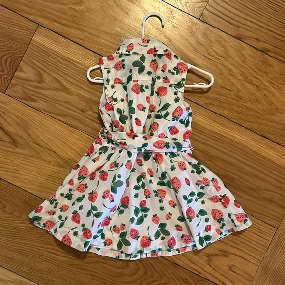 Crewcuts girls sleeveless strawberry dress AND headband - Picture 3 of 6